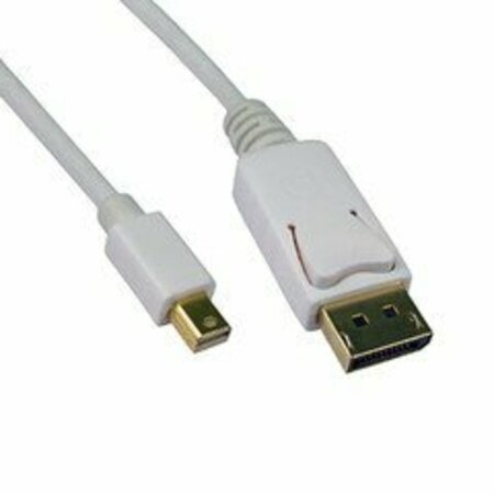 SWE-TECH 3C Mini DisplayPort 1.2 Video Cable, Mini DisplayPort Male to DisplayPort Male, 10 foot FWT10H1-62110